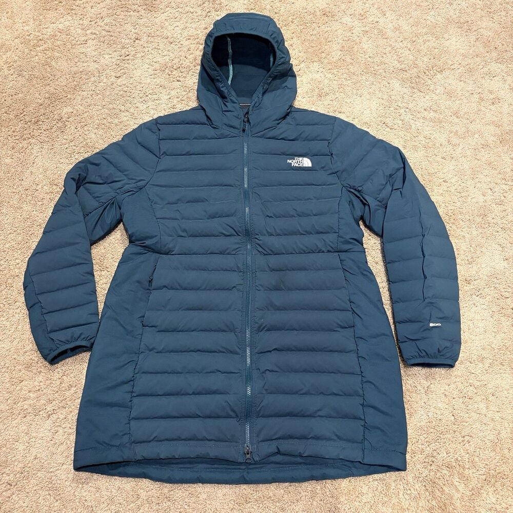 The North Face Belleview Stretch Down Jacket Green 600-Fill Womens Size 1X